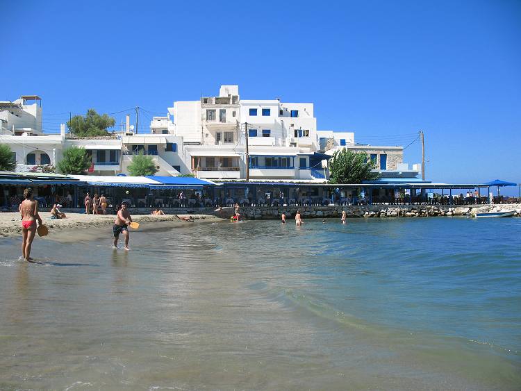 Apollonas, the fishing village